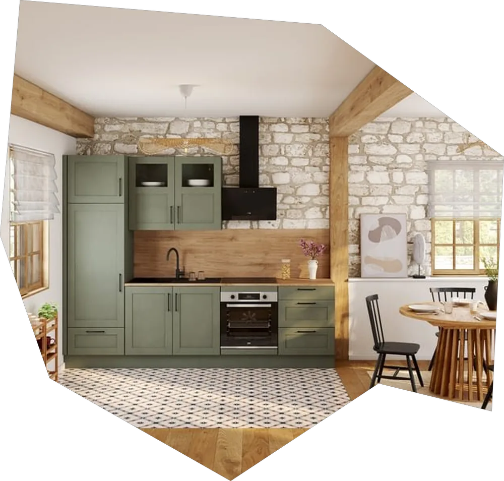 Cuisine sur-mesure Conforama aux façades élégantes